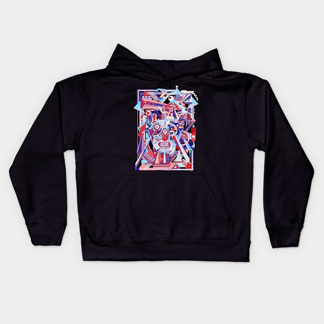 geometric Kids Hoodie by rogergren